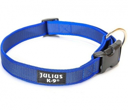 Zgarzi pentru Caini - Zgarda IDC Julius-K9 2,5 x 39-65 cm albastru
