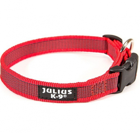 Zgarzi pentru Caini - Zgarda IDC Julius-K9 2,5 x 39-65 cm rosu
