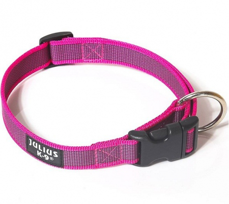 Zgarzi pentru Caini - Zgarda IDC Julius-K9 2,5 x 39-65 cm roz
