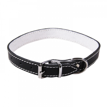 Zgarzi pentru Caini - Zgarda L3 2.5/53 cm - Pasla Negru