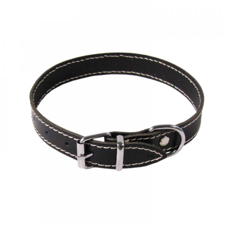 Zgarzi pentru Caini - Zgarda L3 2.5/53 cm - Simplu - Negru