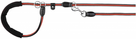 Zgarzi pentru Caini - Zgarda + Lesa 1.9m Q13 Negru Orange 20590