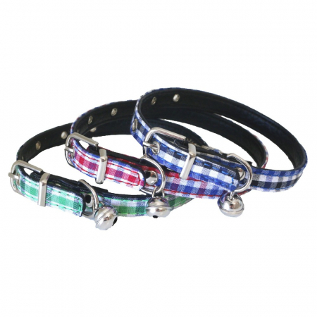 Produse pentru Caini - Zgarda pisici & carouri 1 cm/30 cm
