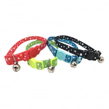 Accesorii pentru Caini - Zgarda pisici & stelute 1 cm/30 cm