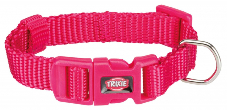 Produse pentru Caini - Zgarda Premium, XXS- XS: 15-25 cm/10 mm, Fucsia, 202111