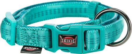 Produse pentru Caini - Zgarda Softline Elegance, XS: 20-30 cm/10 mm, Ocean/Verde, 115712