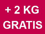+ 2 kg Gratis