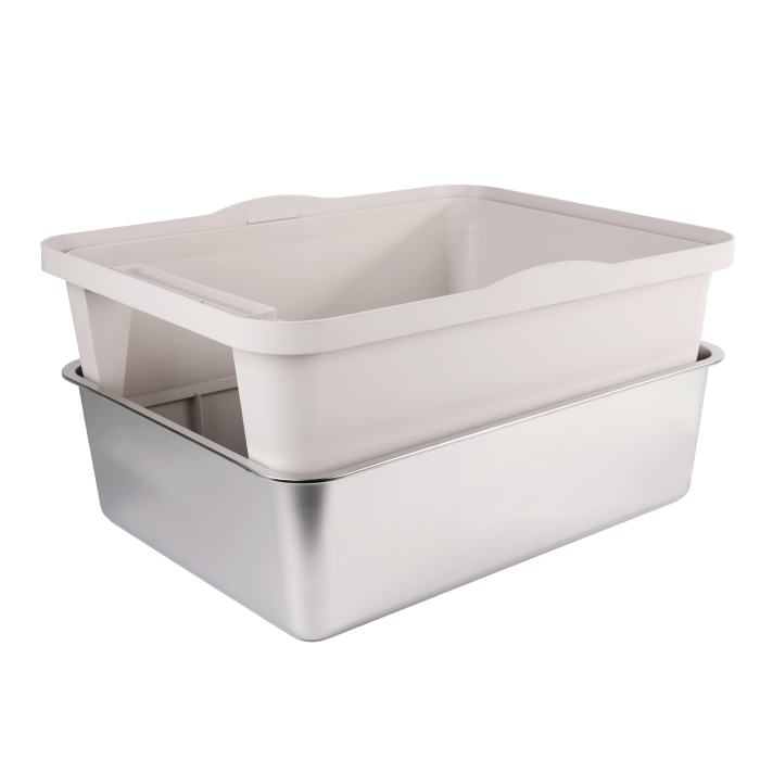 Afp Go Fresh Cat Litter Box din Otel Inoxidabil [4]
