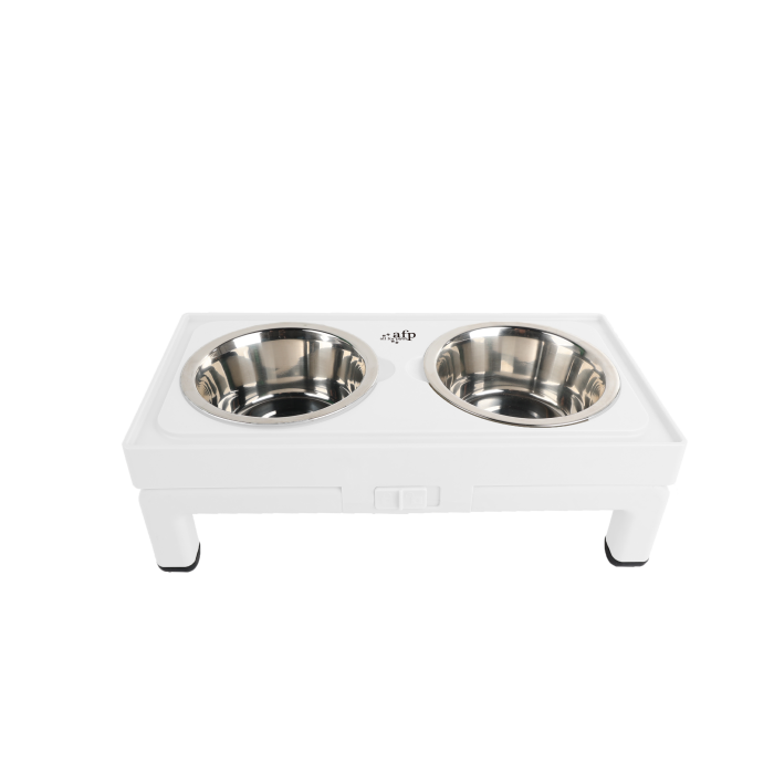 All for Paws Adjustable Double Feeder cu Doua Boluri 2x750 ML [2]