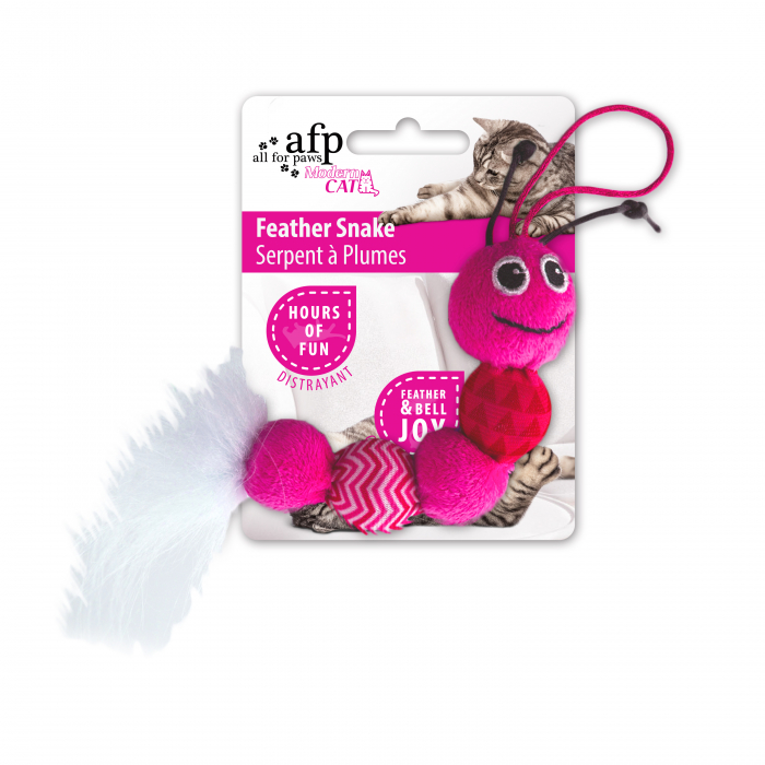 All for paws Jucarie Feather Snake pentru Pisici [2]