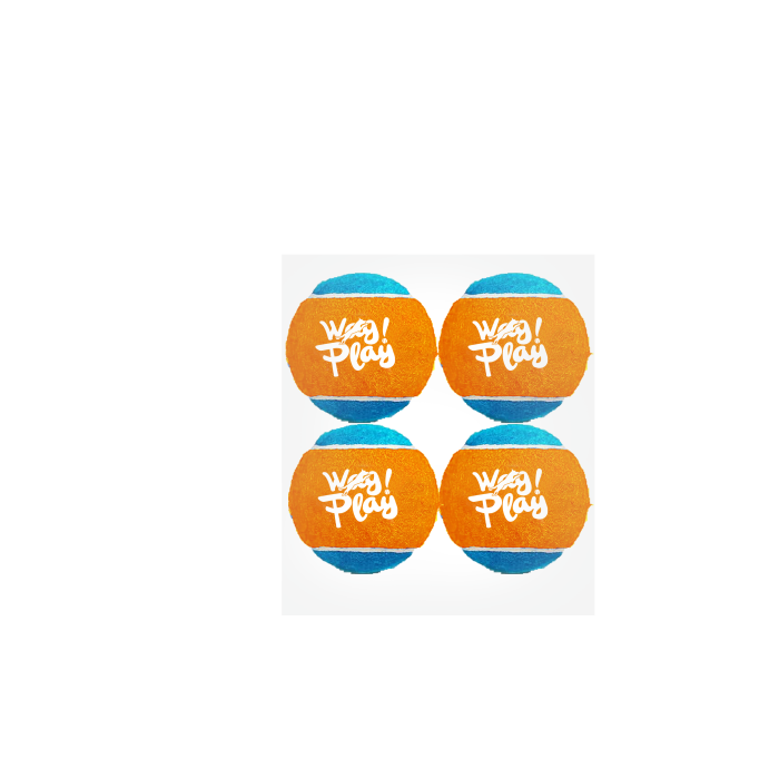 All for Paws Tennis Ball Set 4 Mingi pentru Caini [2]