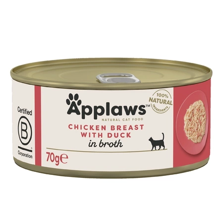Applaws Cat Adult Conserva Piept Pui Si Rata [1]