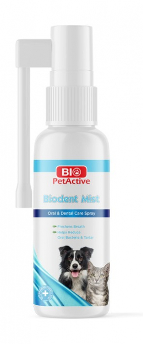 Bio PetActive Biodent Mist Spray pentru ingrijirea Orala si Dentara 50 ML [2]