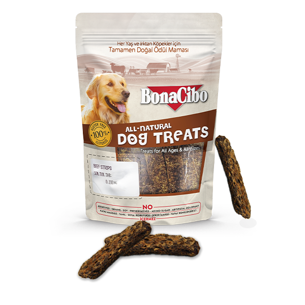 Bonacibo Dog Recompense Fasii de Vita 100 Gr [1]