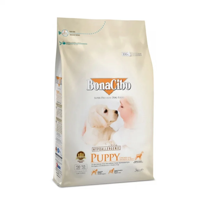BonaCibo Puppy Chicken&Rice with Anchovy Mostra [1]