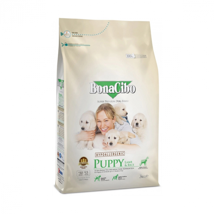 BonaCibo Puppy Lamb&Rice Dog Mostra [1]