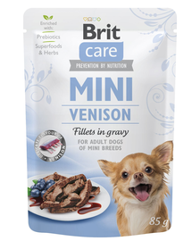 Brit Care Dog Mini Venison Fillets in Gravy Plic [1]