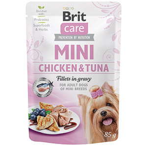 Brit Care Dog Mini Chicken and Tuna Fillets in Gravy Plic 85 G [1]