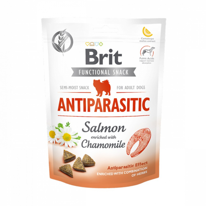 Brit Care Dog Snack Antiparasitic Somon [1]