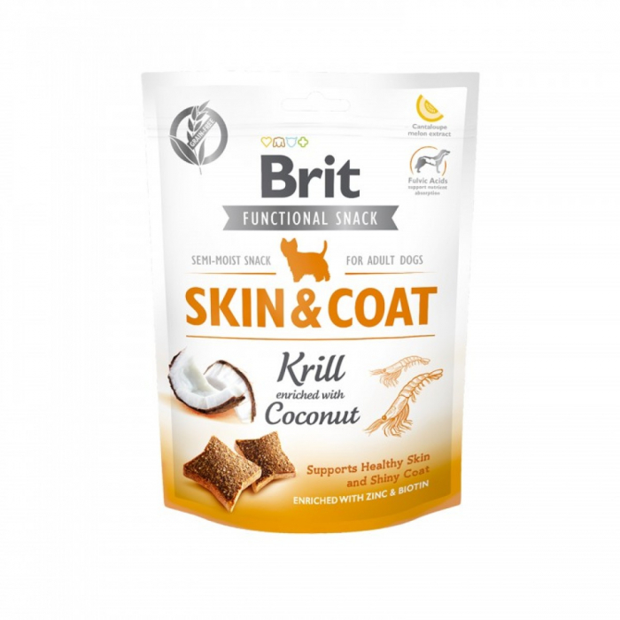 Brit Care Dog Snack Skin&Coat Krill [1]