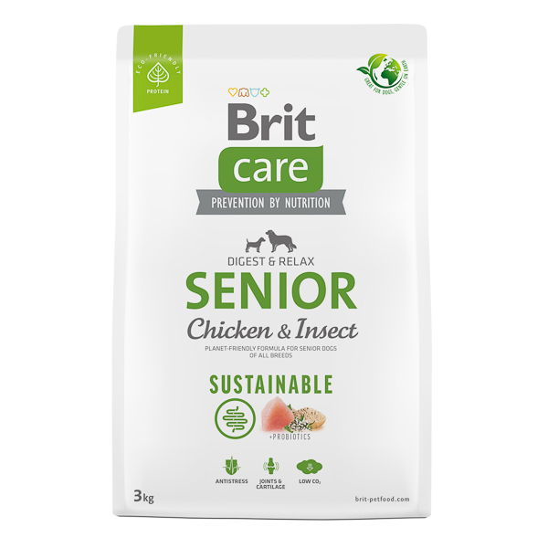 Brit Care Dog Sustainable Senior cu Pui si Insecte [1]