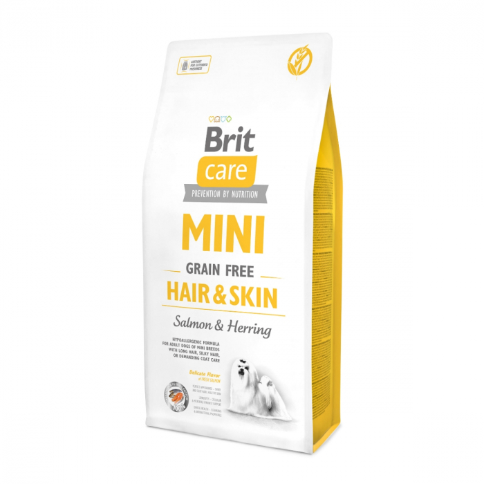 Brit Care Mini Grain Free Hair and Skin Somon si Hering [1]