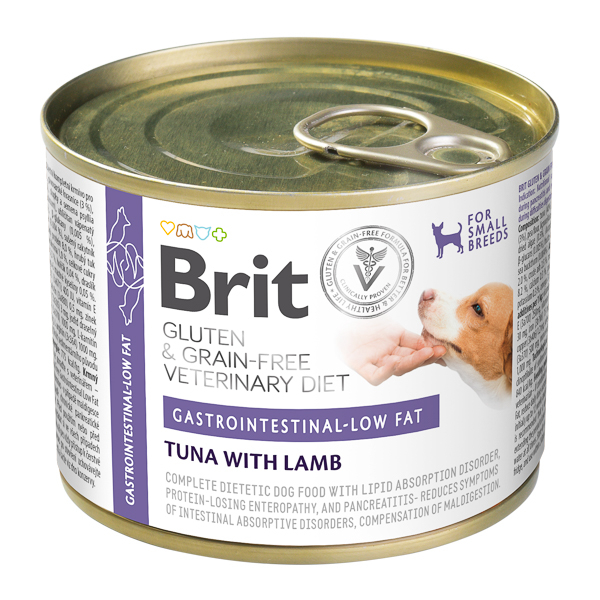 Brit GF Veterinary Diets Gastrointestinal Low Fat Conserva [1]