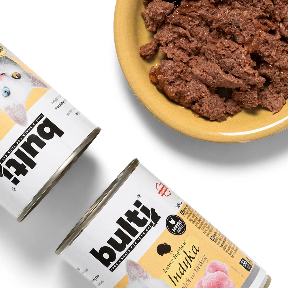 Bulti Hrana Umeda cu Pui, Vita si Curcan pentru Pisici 400 Gr [3]
