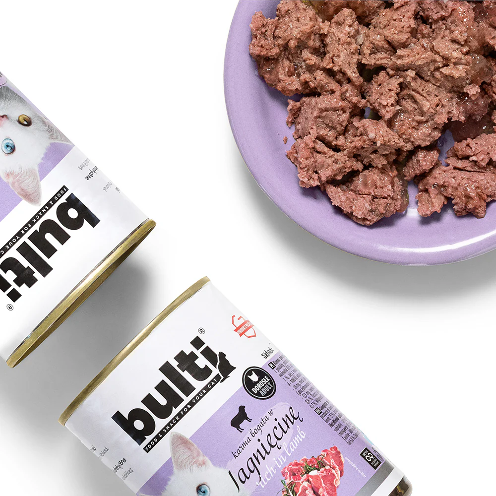 Bulti Hrana Umeda cu Pui, Vita si Miel pentru Pisici 400 Gr [3]