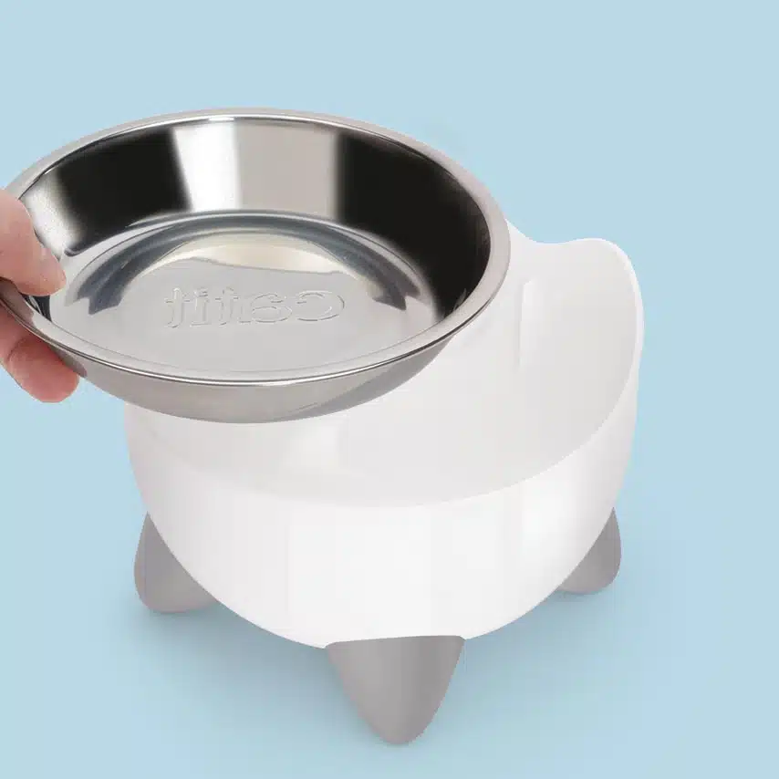 Catit Pixi Elevated Feeding Dish Bol Ergonomic pentru Pisici [4]