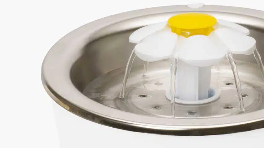 Catit Pixi Fantana Stainless Steel Flower cu Led pentru Pisici 3 L [7]