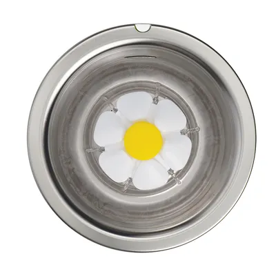 Catit Pixi Fantana Stainless Steel Flower cu Led pentru Pisici 3 L [2]