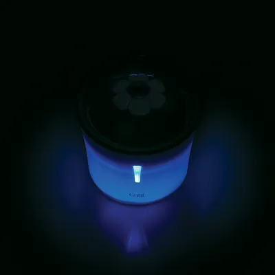 Catit Pixi Fantana Stainless Steel Flower cu Led pentru Pisici 3 L [4]