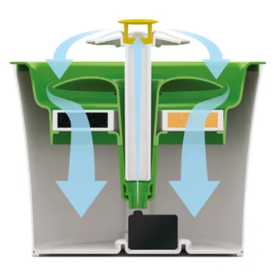 Catit Pixi Fantana Stainless Steel Flower cu Led pentru Pisici 3 L [6]