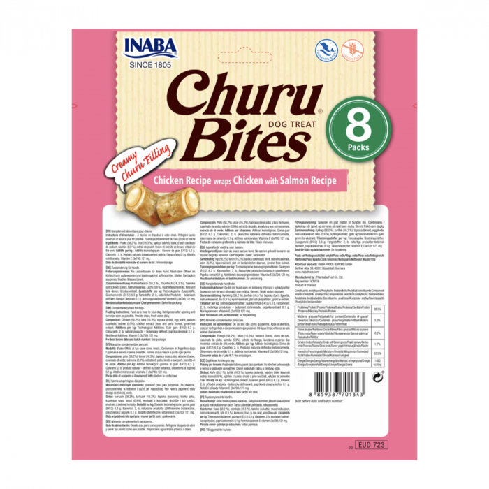 Churu Bites Recompense pentru Caini cu Pui si Somon [2]