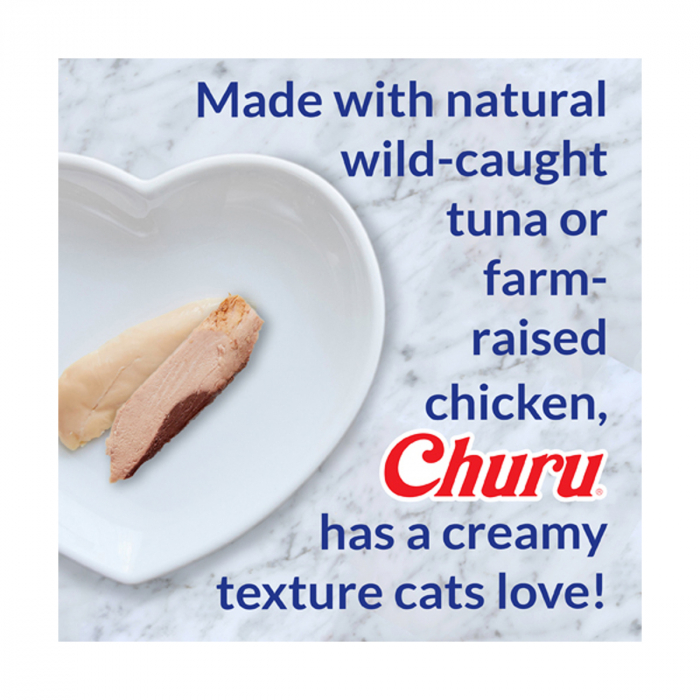 Churu Cat Varieties Hairball Recompense Cremoase cu Pui si Ton 20 Buc [3]