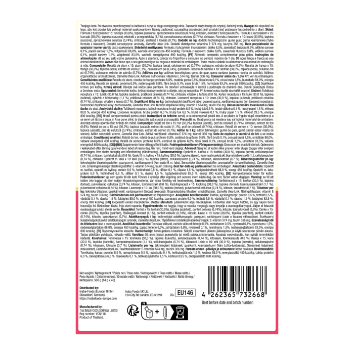 Churu Cat Varieties Hairball Recompense Cremoase cu Ton, Pui si Somon 40 Buc [2]