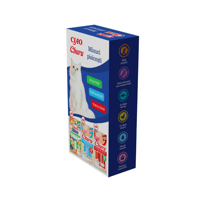 Ciao Churu Mixuri Pisicesti Churu Bites si Churu Creamy 6 Buc [2]