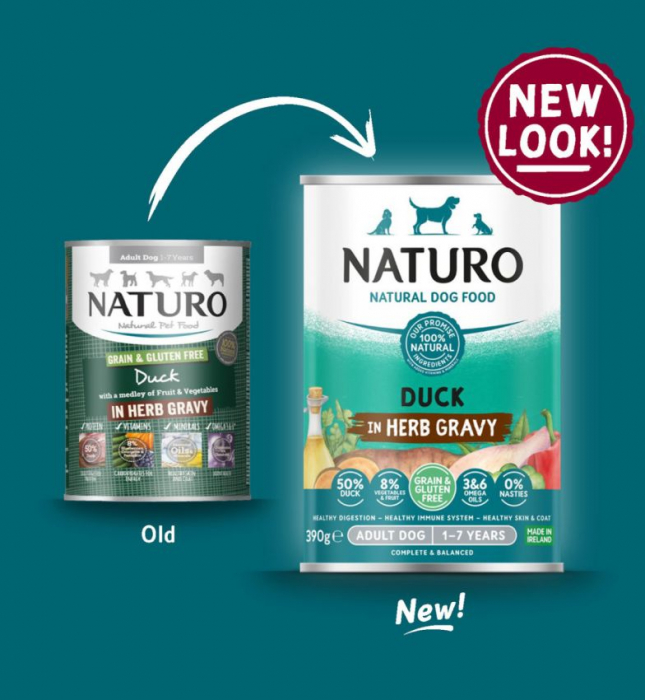 Conserva Naturo Adult cu Carne de Rata, Fructe si Legume in Sos cu Ierburi Aromatice 390g [2]