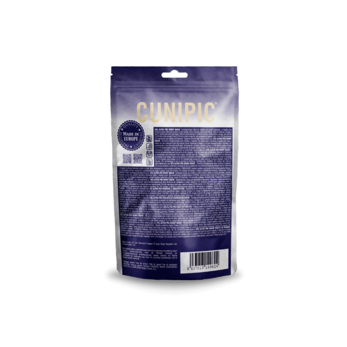 Cunipic Alpha Pro Snack cu Fructe de Padure pentru Rozatoare 50 Gr [2]