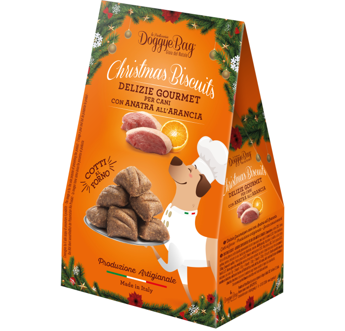 Doggyebag Christmas Biscuits cu Rata si Portocala 180 g [1]
