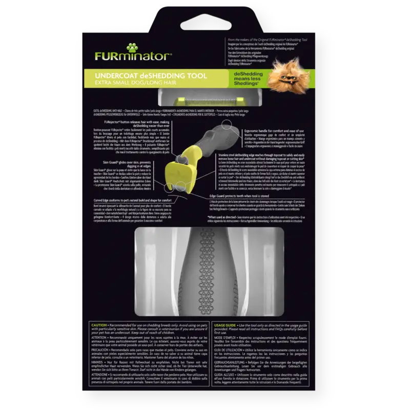 Furminator pentru Caini de Talie Foarte Mica cu Par Lung XS [2]
