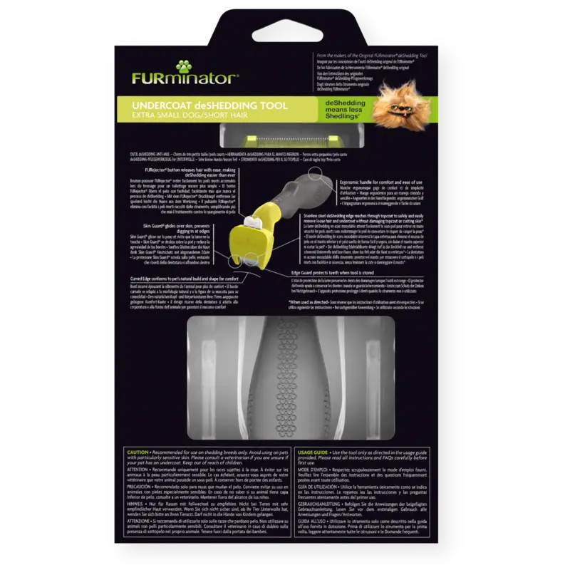 Furminator pentru Caini de Talie Foarte Mica cu Par Scurt XS [2]