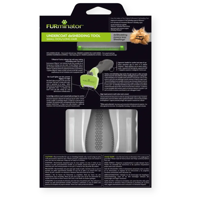 Furminator pentru Caini de Talie Mica cu Par Lung S [2]