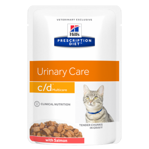 Hill's Prescription Diet c/d Multicare Feline Tender Chunks in Gravy with Salmon [1]