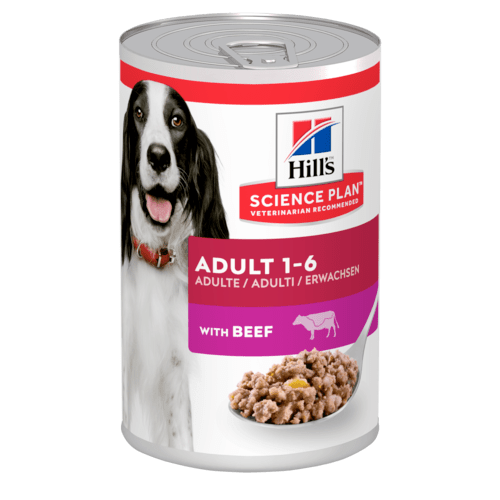 Hill's Science Canine Adult with Beef Can [1]
