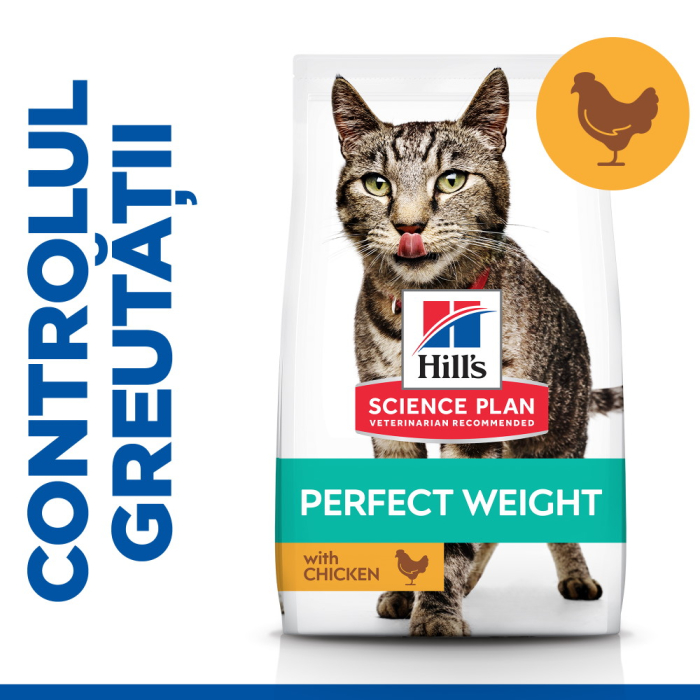 Hills SP Feline Adult Perfect Weight cu Pui [3]