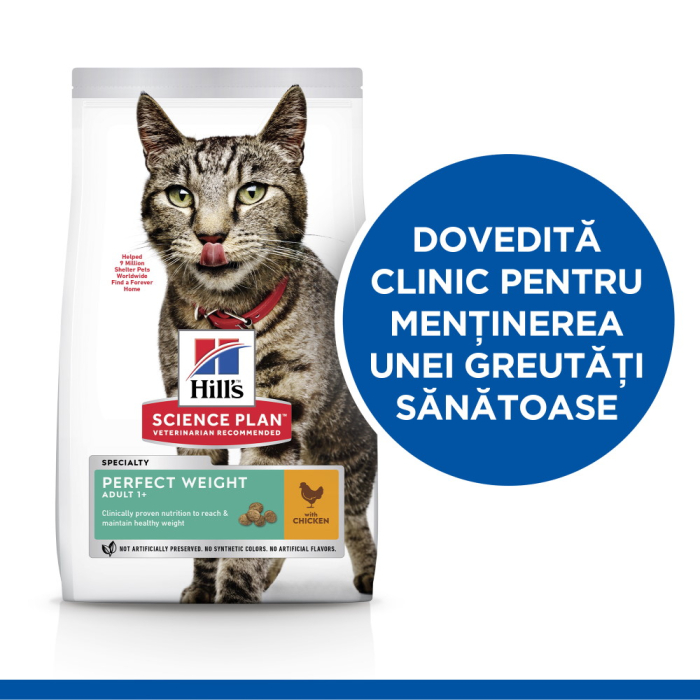 Hills SP Feline Adult Perfect Weight cu Pui [4]