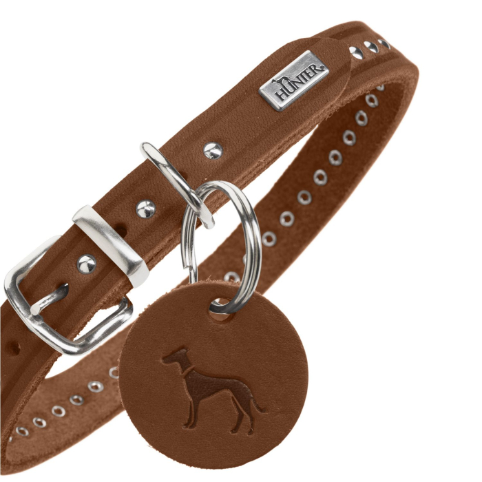 Hunter Zgarda Aalborg Style din Piele Naturala XXS-XS 27 Cm [4]