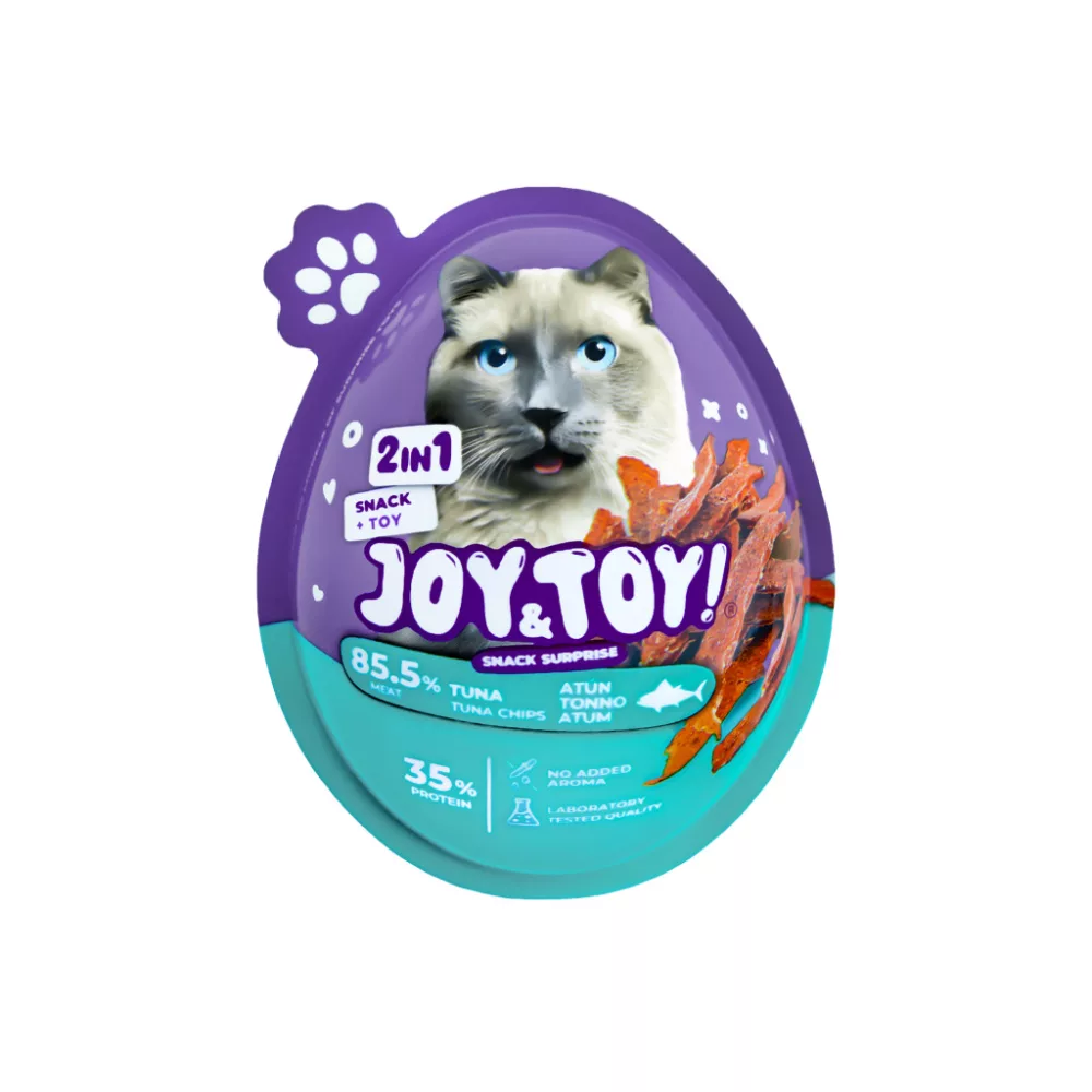 Joy&Toy Ou Surpriza cu Jucarie si Recompense pentru Pisici [4]